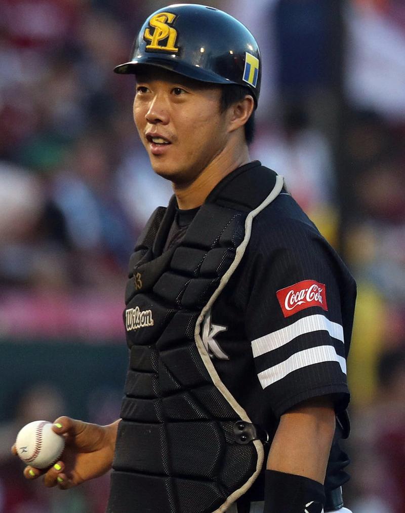 日本ハムファ - イターズ 鶴岡慎也 実使用 バット