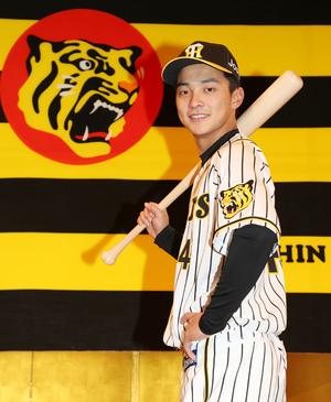 阪神3位熊谷は背番号4「覚えてもらえるように」 - プロ野球 : 日刊