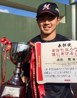 ロッテがチョコ総選挙 昨年は成田翔が平沢下し１位 プロ野球 日刊スポーツ