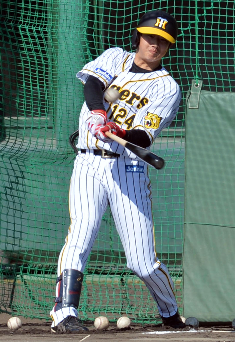 阪神横田、1年ぶり屋外フリー弾 再起へ3本柵越え - プロ野球 : 日刊
