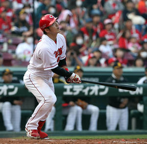 広島鈴木誠也4番、開幕初栄誉に自信発言「やれる」 - プロ野球 : 日刊
