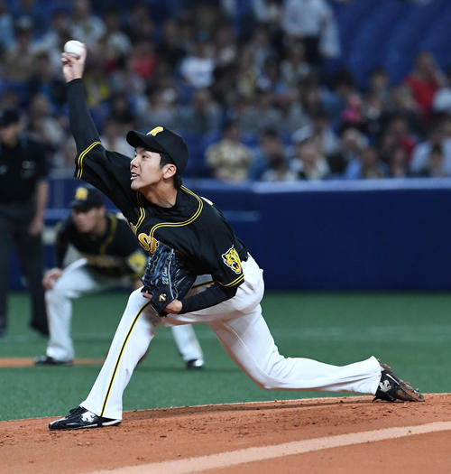 中日対阪神　阪神先発の小野（撮影・前岡正明）