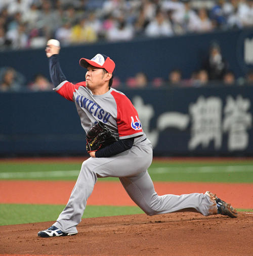 オリックス対ソフトバンク オリックス先発の西(撮影・渦原淳)