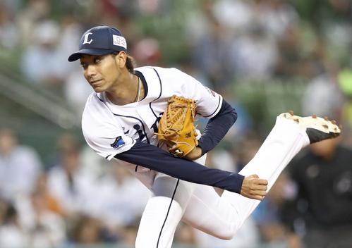 西武対日本ハム　西武先発の相内（撮影・黒川智章）
