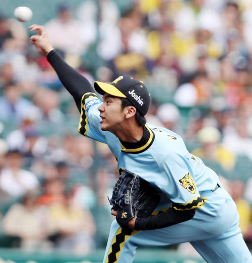 阪神先発は小野(撮影・加藤哉)