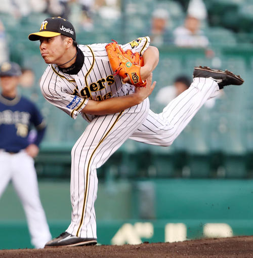 阪神対オリックス オリックス戦にプロ初先発する馬場(撮影・加藤哉)