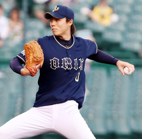 阪神対オリックス 阪神戦に先発する山﨑福(撮影・加藤哉)