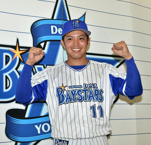 オールスターの監督推薦に選ばれたDeNAの東(撮影・柴田隆二)