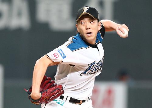 日本ハム宮西尚生(2018年6月2日撮影)