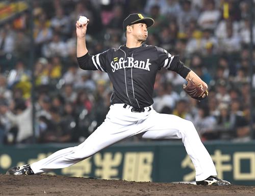 ソフトバンク加治屋蓮(2018年5月29日撮影)