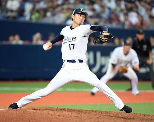 オリックス増井浩俊(2018年6月3日撮影)
