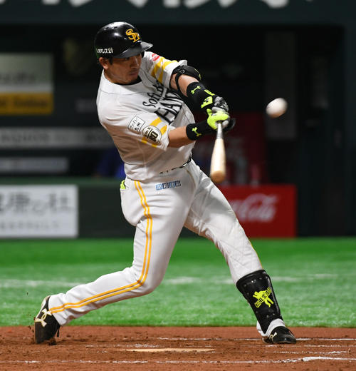 ソフトバンクの松田宣浩(2018年6月3日)