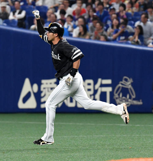 ソフトバンクの柳田悠岐(2018年6月10日)