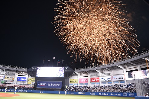 ロッテ 7・29と8・26に花火1000発 - 野球写真ニュース : 日刊スポーツ