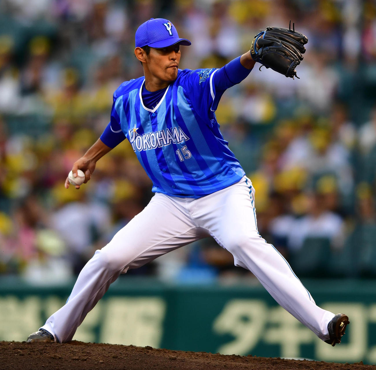 ＤｅＮＡ先発井納（撮影・清水貴仁）