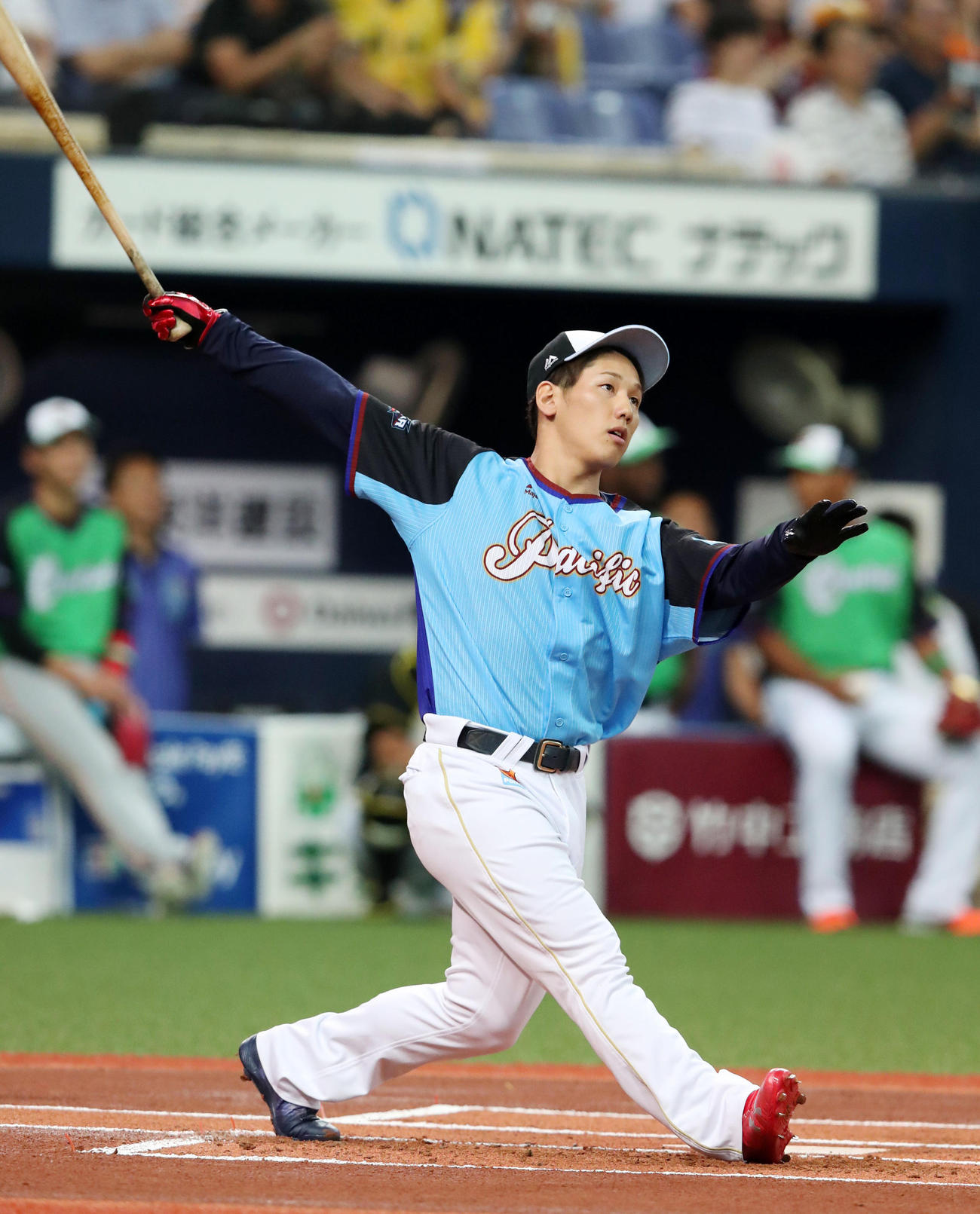 全パ対全セ　ホームランダービー準決勝で敗れた吉田正（撮影・加藤哉）