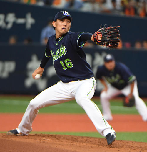 ヤクルト先発の原樹理（撮影・奥田泰也）