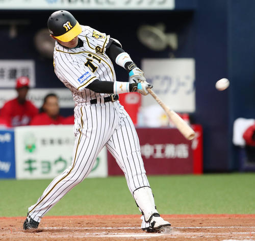 阪神原口が同点打 驚異の代打率5割＆得点圏7割超 - プロ野球 : 日刊
