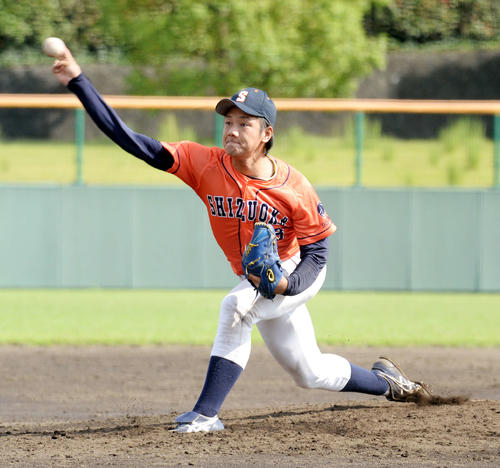 静岡大・山崎智也（2018年9月17日撮影）