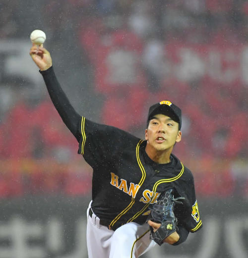 広島対阪神　阪神先発小野泰己（撮影・上田博志）