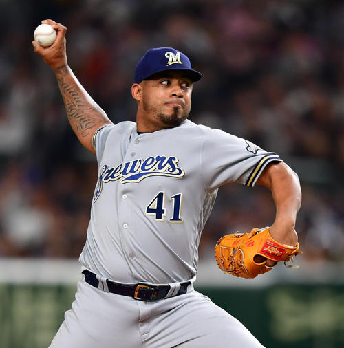 日本対MLB　MLB先発ゲラ（撮影・清水貴仁）