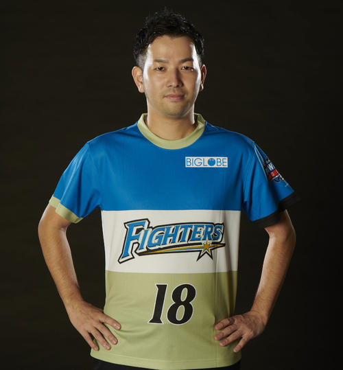 日本ハムのビッシュ　(c)Konami Digital Entertainment