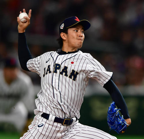 侍ジャパン先発の岸、5回途中で降板 出血も粘投 - プロ野球 : 日刊