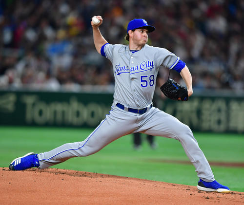 MLB先発バーロー（撮影・清水貴仁）