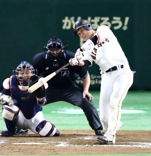 巨人坂本勇人(2018年9月22日撮影)