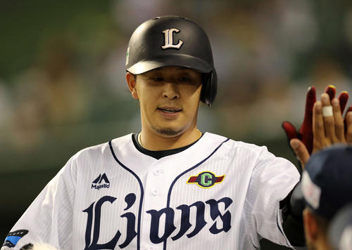 西武浅村栄斗(2018年4月6日撮影)
