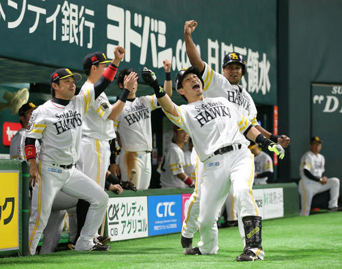 ソフトバンク松田宣浩(2018年9月23日撮影)