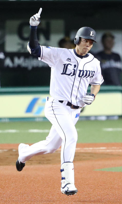 西武秋山翔吾(2018年9月27日撮影)