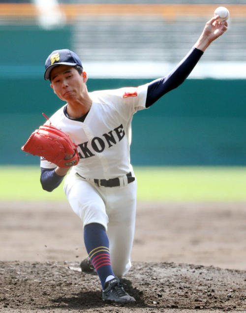 彦根東・増居翔太（2018年3月31日撮影）