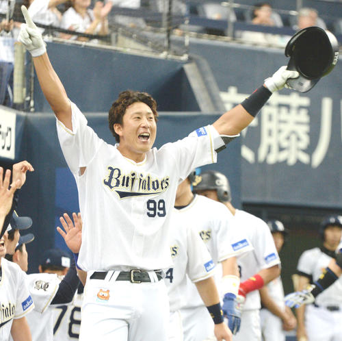 オリックス杉本が登録名「ラオウ」実現へ2ケタ弾誓う - プロ野球