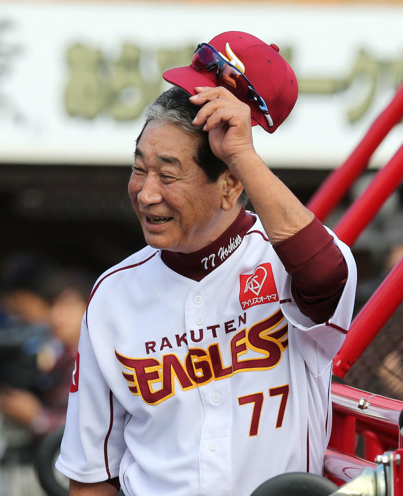 星野仙一さん（１４年１０月７日撮影）