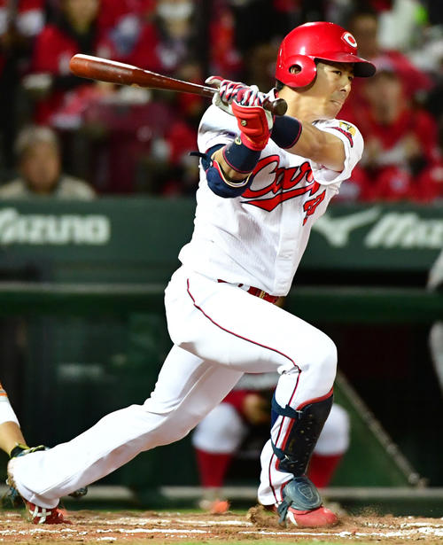 広島野間が長野に挑戦状「すごい選手だが負けない」 - プロ野球 : 日刊
