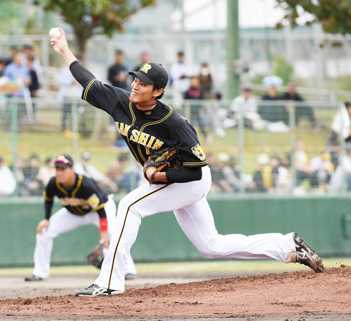 中日対阪神　阪神先発の藤浪（撮影・前岡正明）