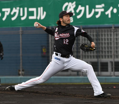 ロッテ石川歩（2019年2月28日）