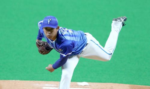 日本ハム対DeNA　DeNA先発の今永（撮影・黒川智章）
