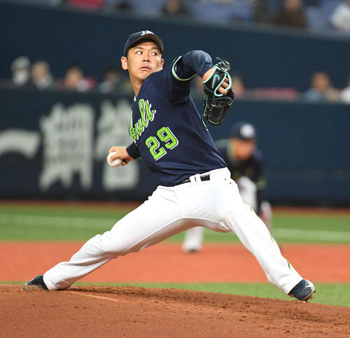 オリックス対ヤクルト ヤクルト先発の小川泰弘(撮影・渦原淳)