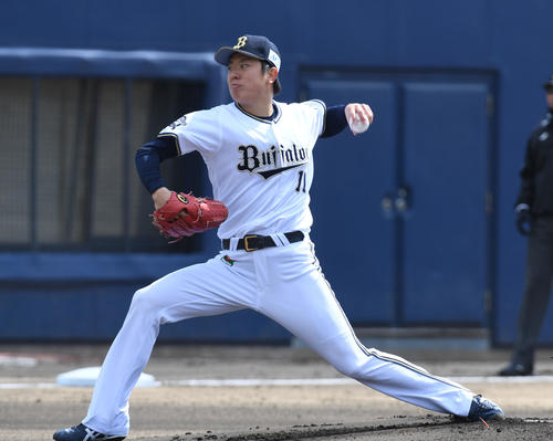 オリックス先発の松葉貴大（撮影・渦原淳）