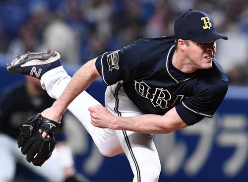 中日対オリックス　オリックス先発のアルバース（撮影・前岡正明）