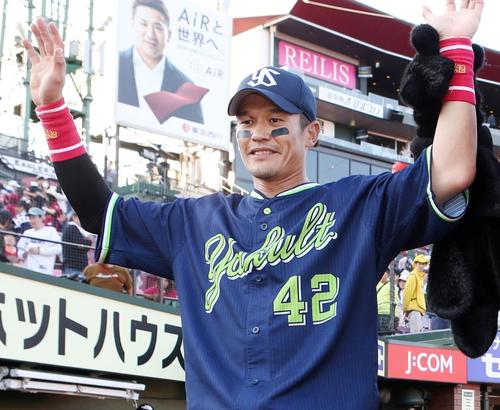 坂口智隆（２０１８年６月２日撮影）