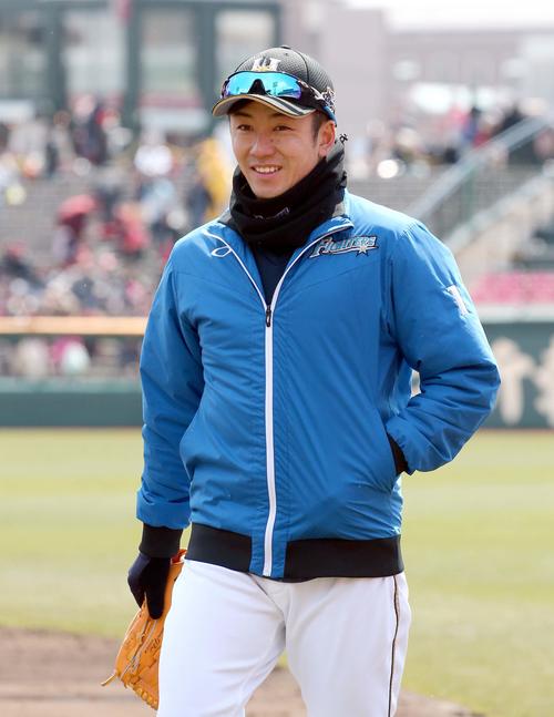 日本ハム斎藤佑樹（2019年4月3日撮影）