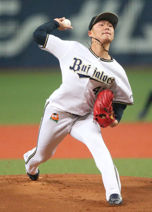 オリックス対ソフトバンク　オリックス先発の山本由伸（撮影・上山淳一）