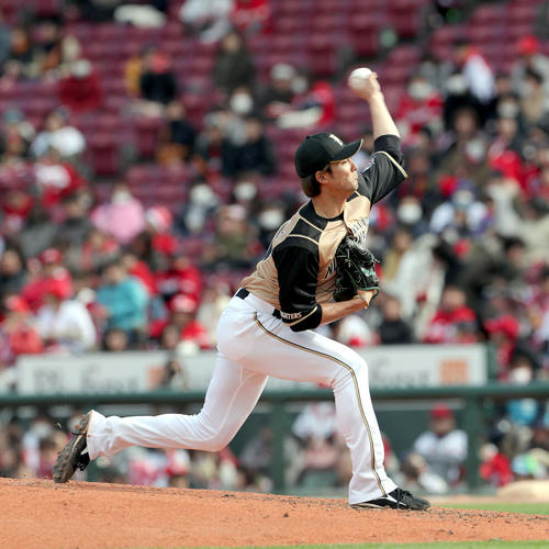 日本ハム上原健太（2019年3月13日撮影）