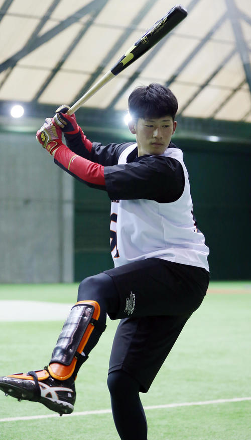 増田陸内野手（2019年1月12日撮影）