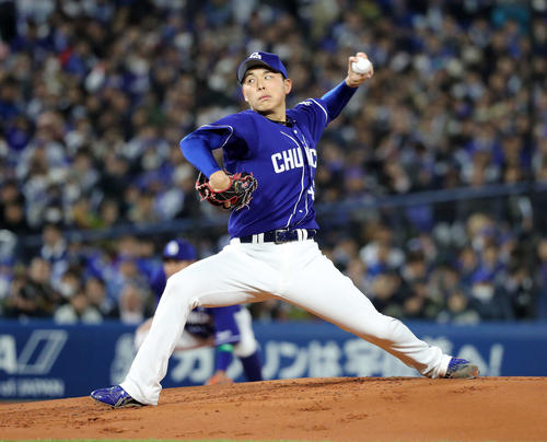 中日笠原（2019年3月29日撮影）