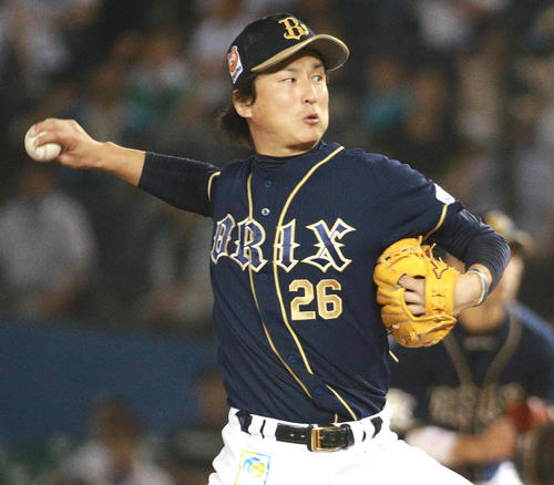 オリックス東明大貴（2016年8月31日撮影）