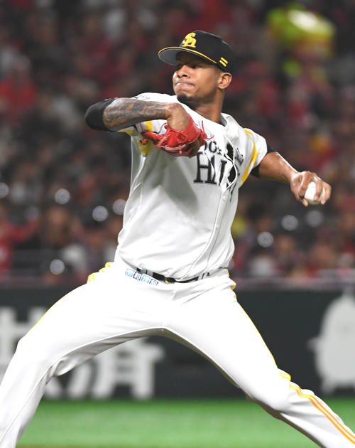 ソフトバンク・ミランダ（2019年3月23日撮影）